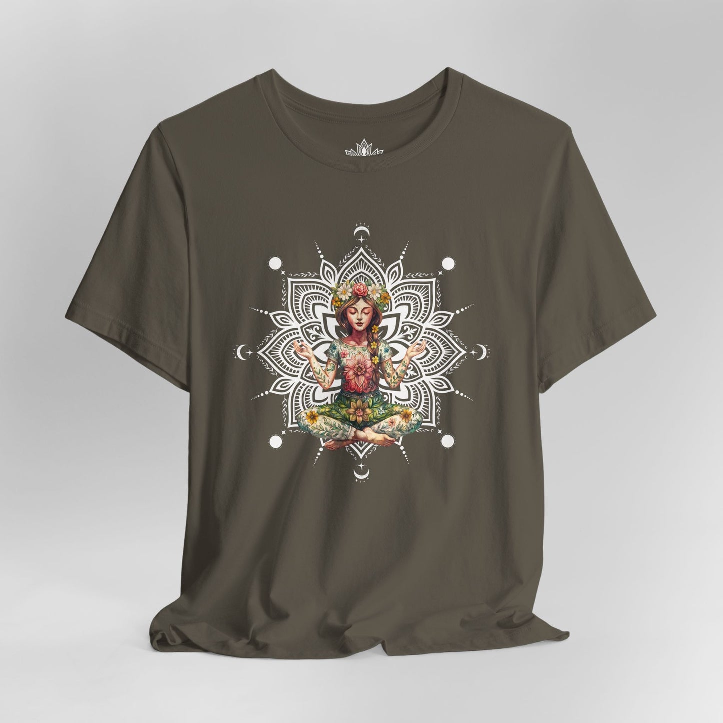 Flower Meditation Boho Tee