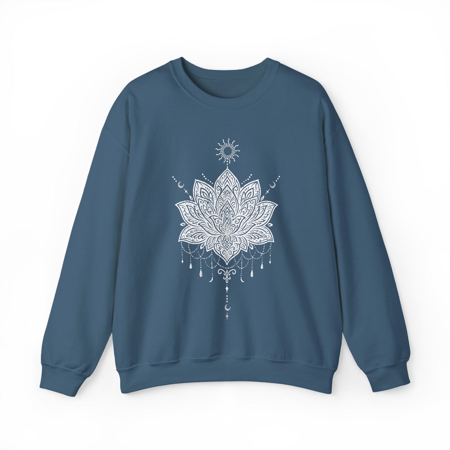Sweat-shirt Yoga Conscient Mandala Lotus Sacré