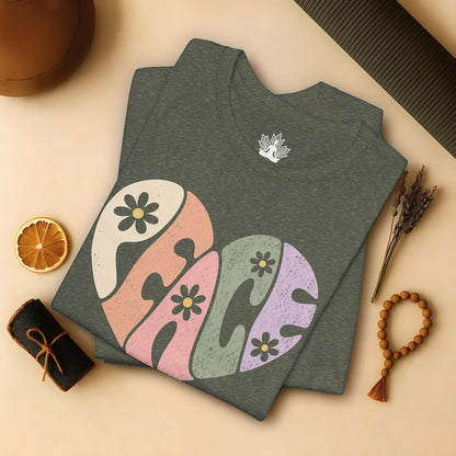 Retro Peace Heart Tee