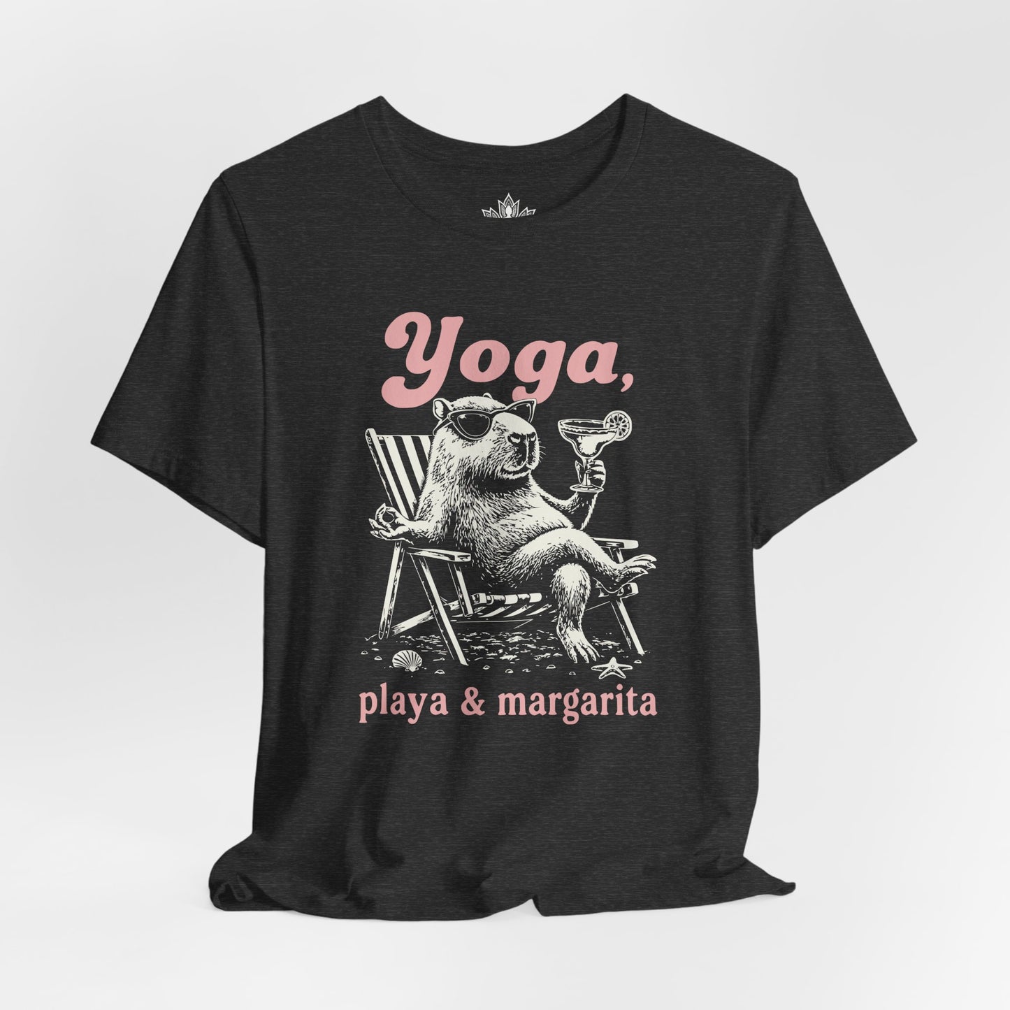 Capybara Yoga, Playa & Margarita Tee