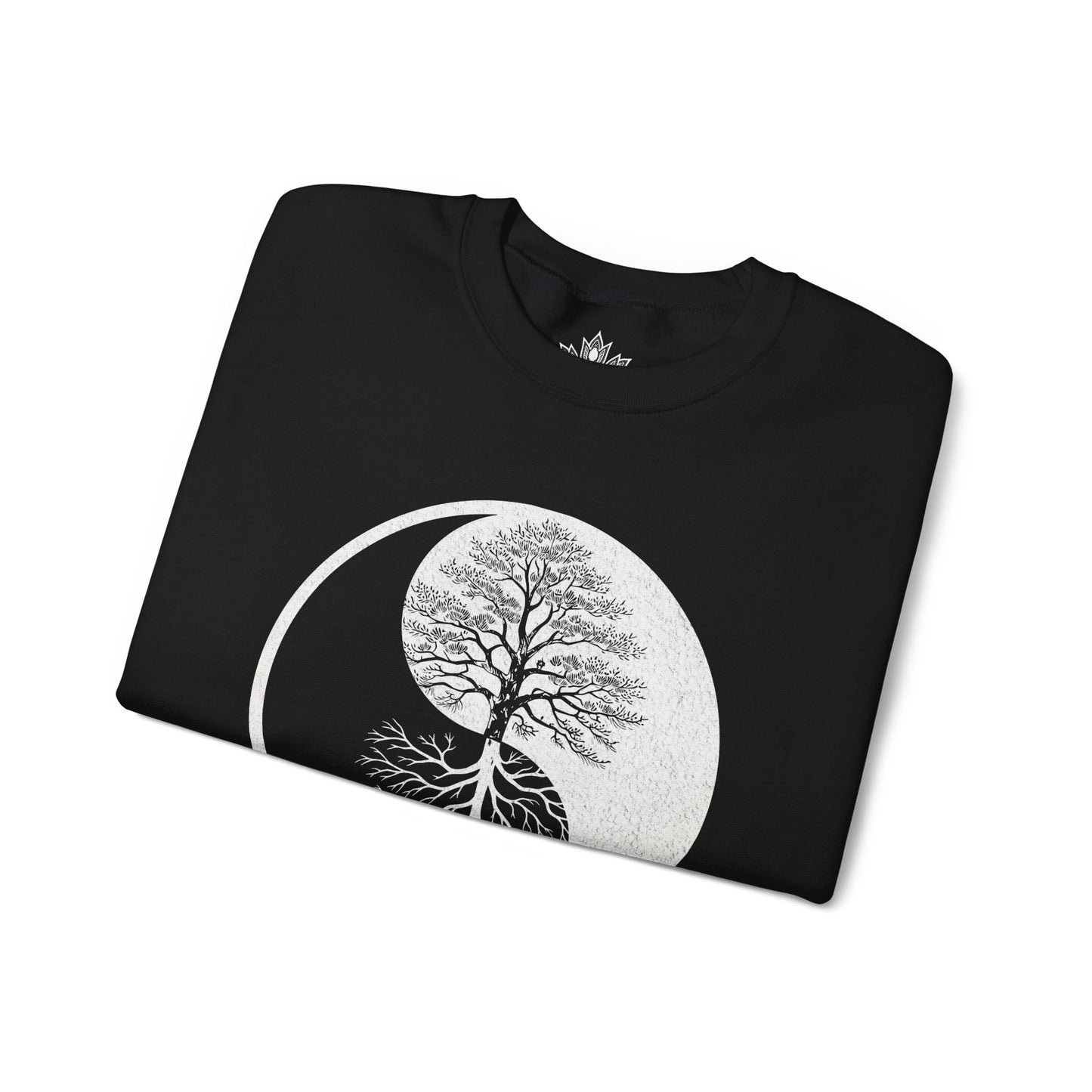 Arbre Yin Yang - Sweat-shirt à racines miroir