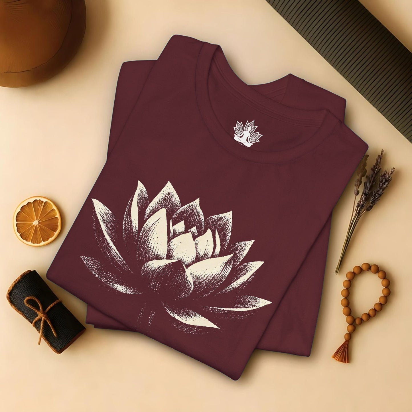 Lotus Shadow Art Tee