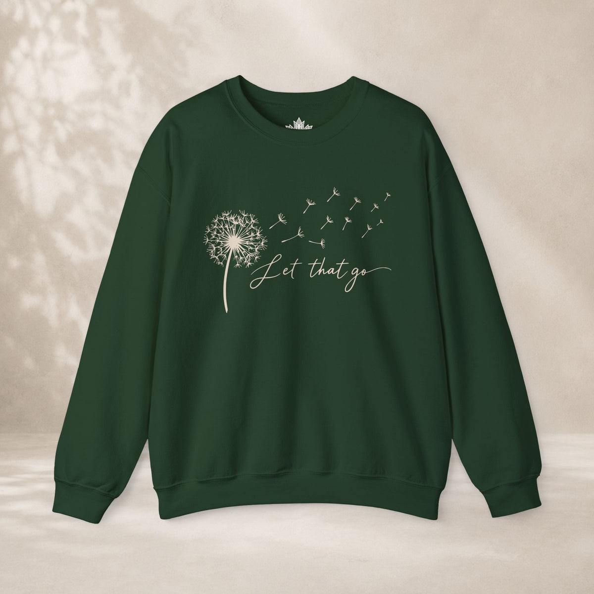 Printify Sweatshirt Let That Go Dandelion Sweatshirt Let That Go Dandelion Sweatshirt