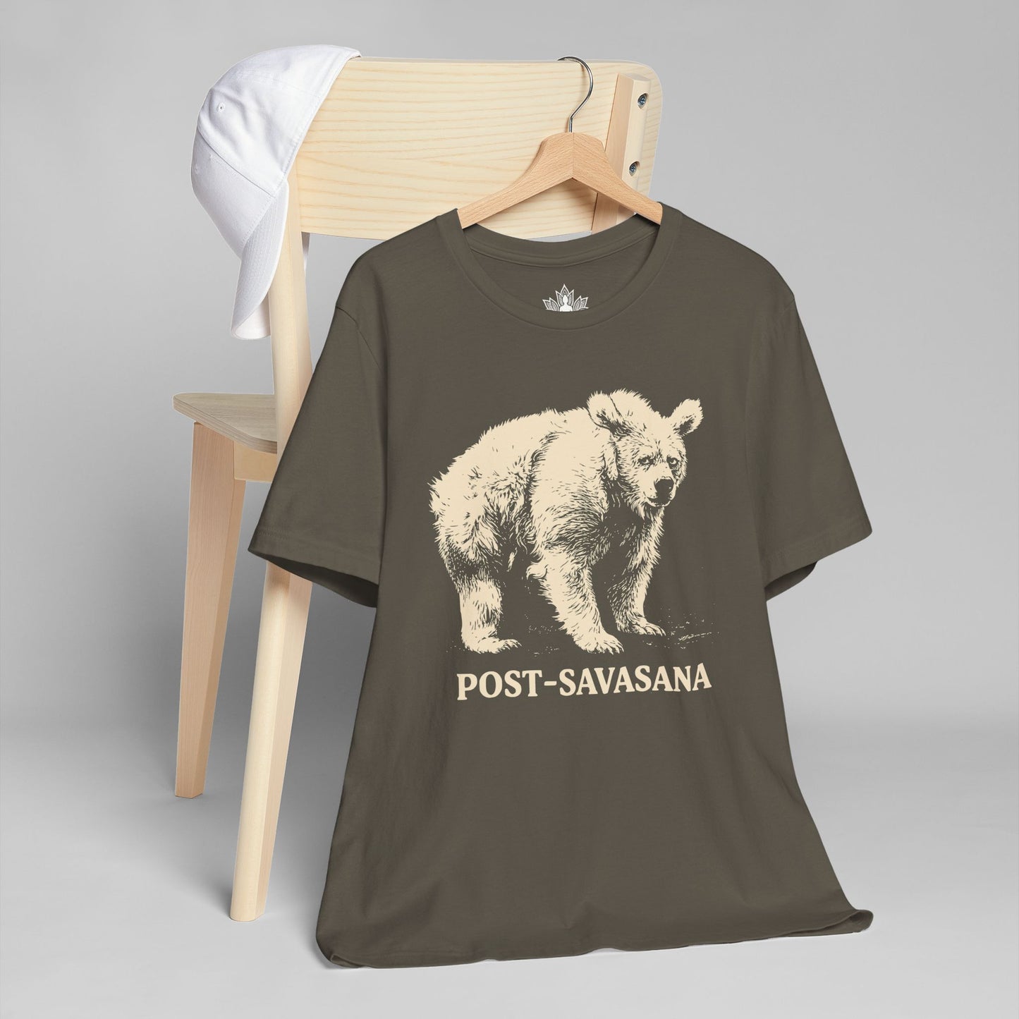 Post-Savasana Sleepy Bear Men Tee