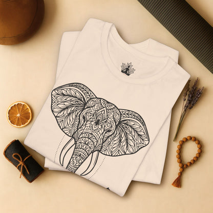 Elephant Mandala Art Tee