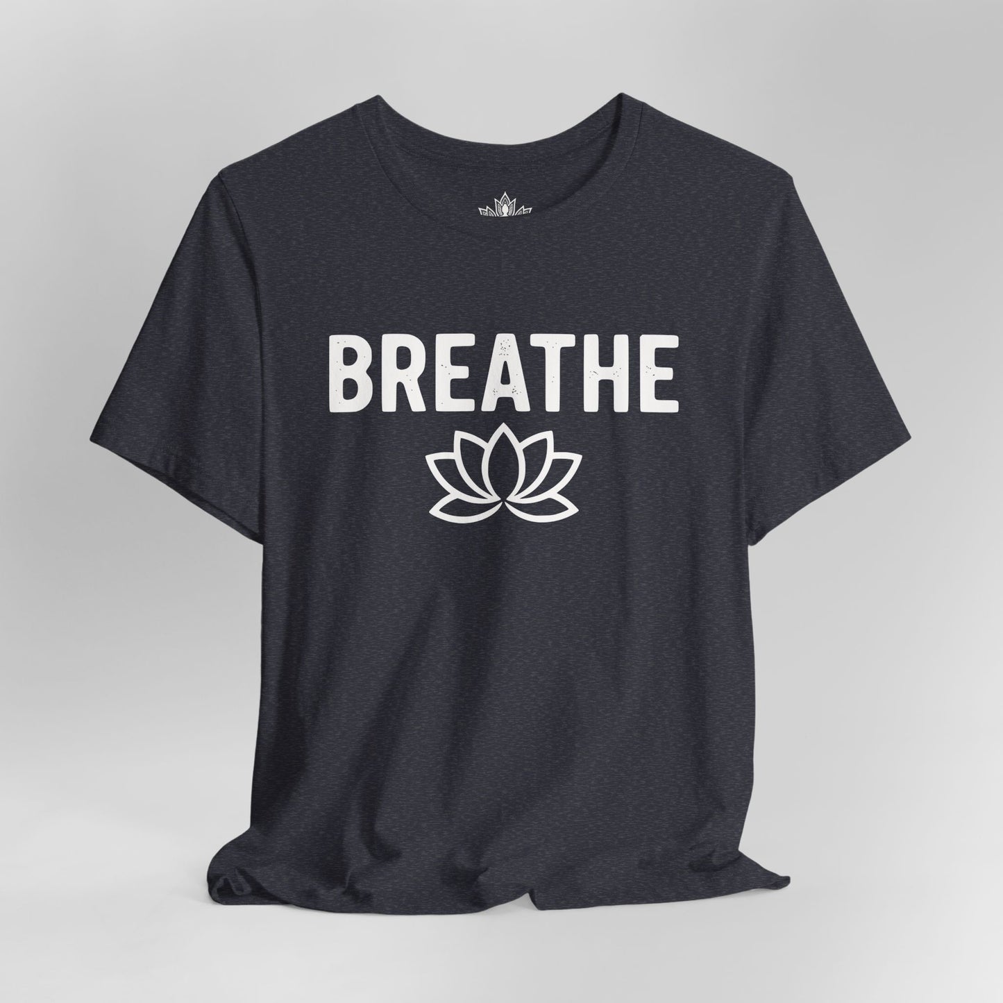 Breathe Lotus – Minimalist Yoga Class Men Tee