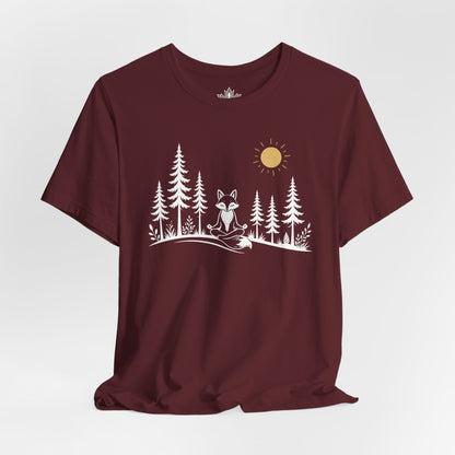 Peaceful Forest Fox Tee
