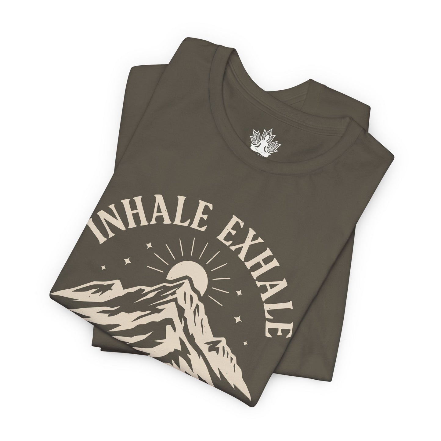 Inhale Exhale Repeat Mountain Men Tee