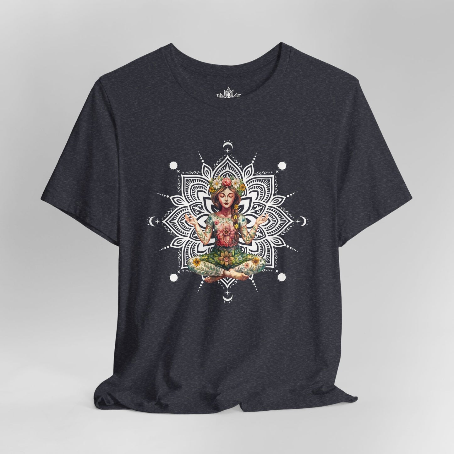 Flower Meditation Boho Tee