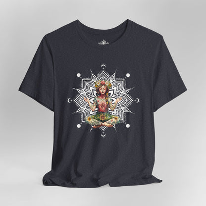 Flower Meditation Boho Tee