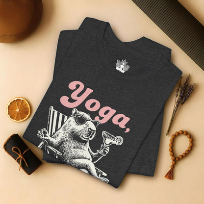 Capybara Yoga, Playa & Margarita Tee