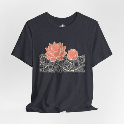Lotus Bloom & Retro Waves Tee