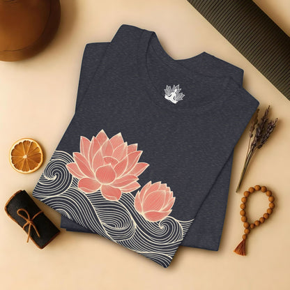 Lotus Bloom & Retro Waves Tee