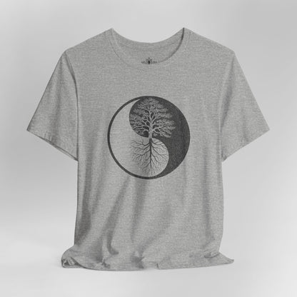 Yin Yang Tree of Balance - Spiritual Nature Tee