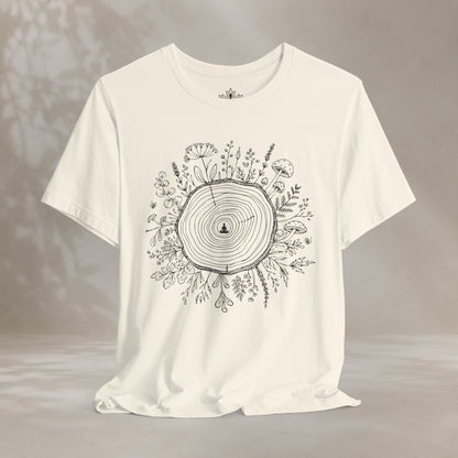 The Quiet Center Botanical Tee