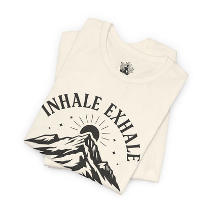 Inhale Exhale Repeat Mountain Men Tee