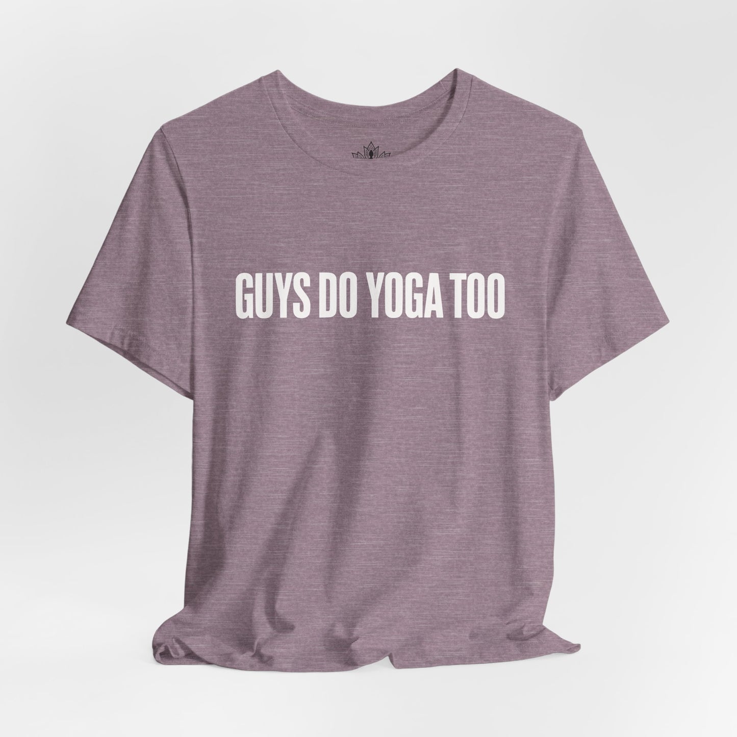 Guys Do Yoga Too Minimalist Tee