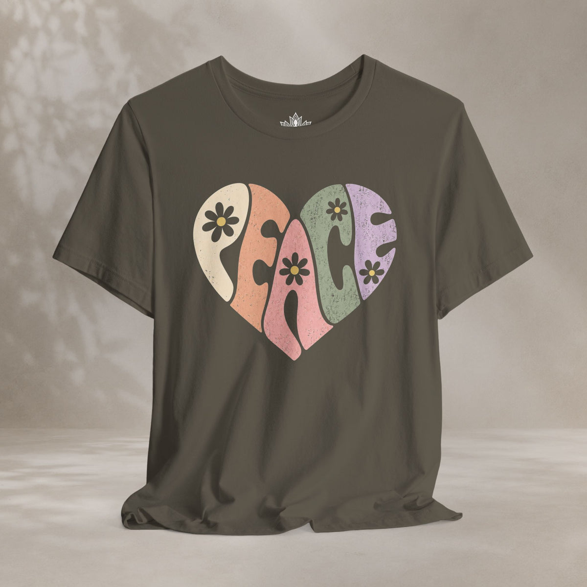 Retro Peace Heart Tee