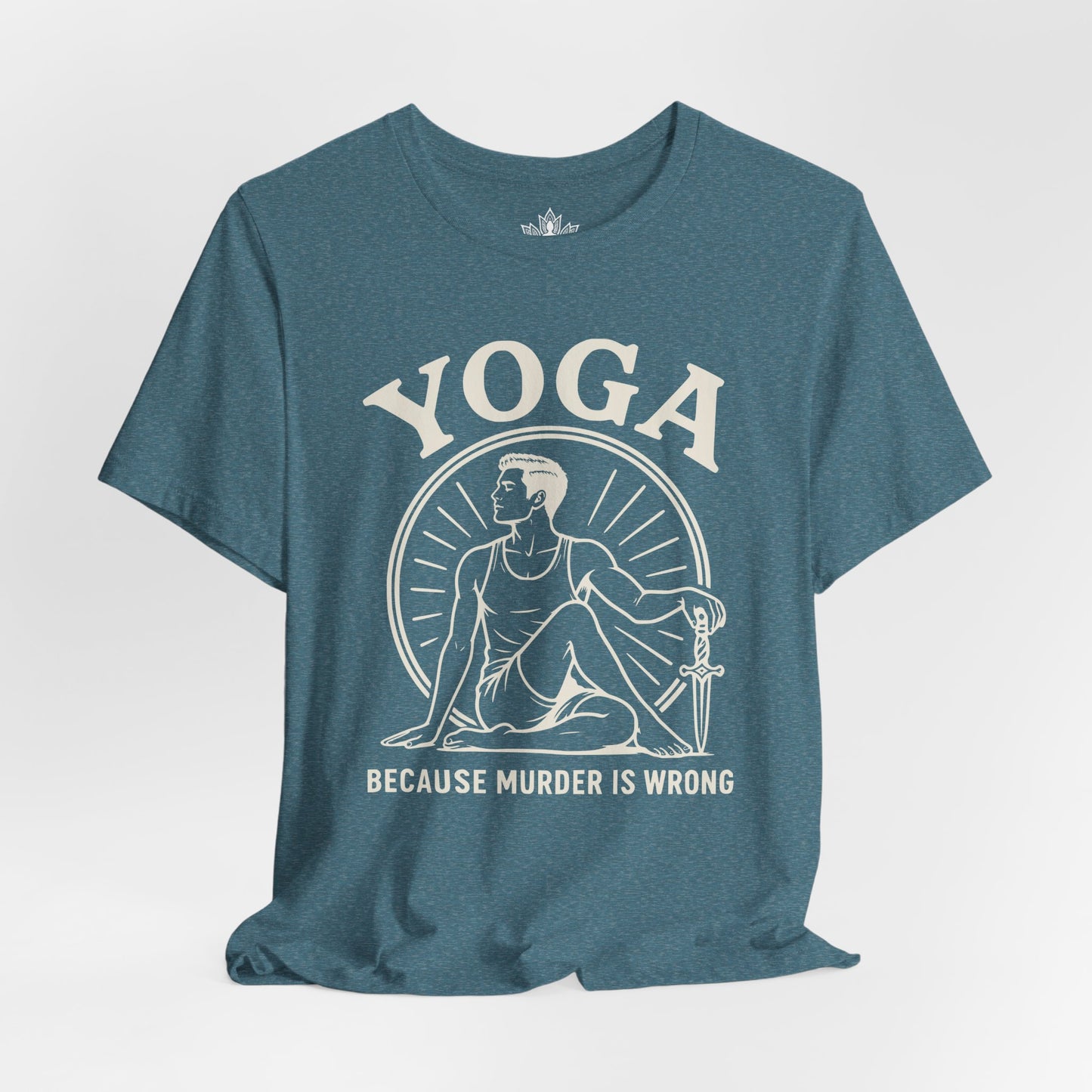 Yoga Because Murder Is Wrong Men Tee