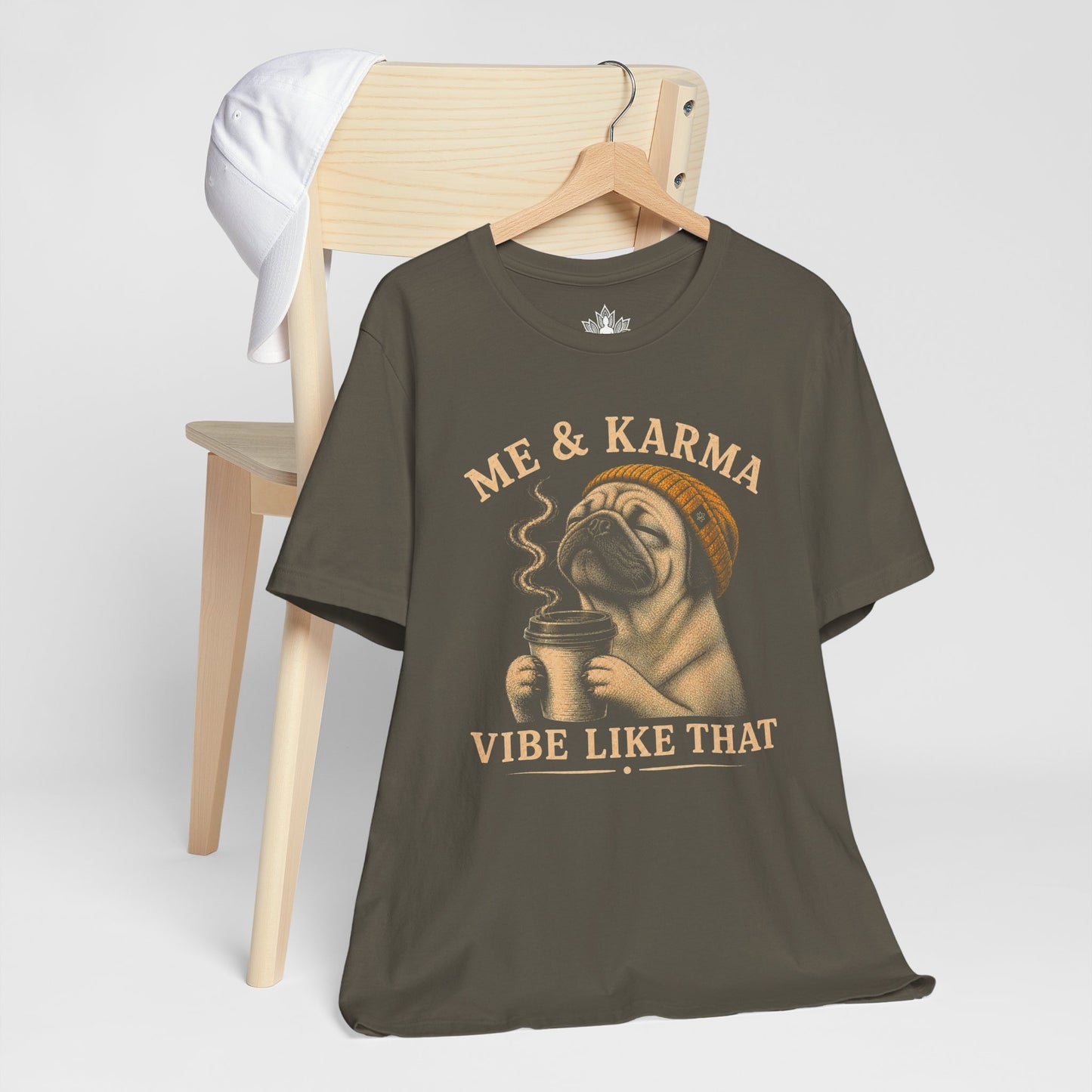 Me & Karma Vibe Like That Pug Men Tee