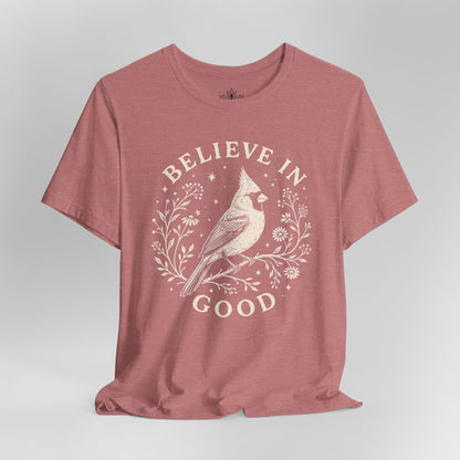 Believe In Good Cardinal Bird Tee