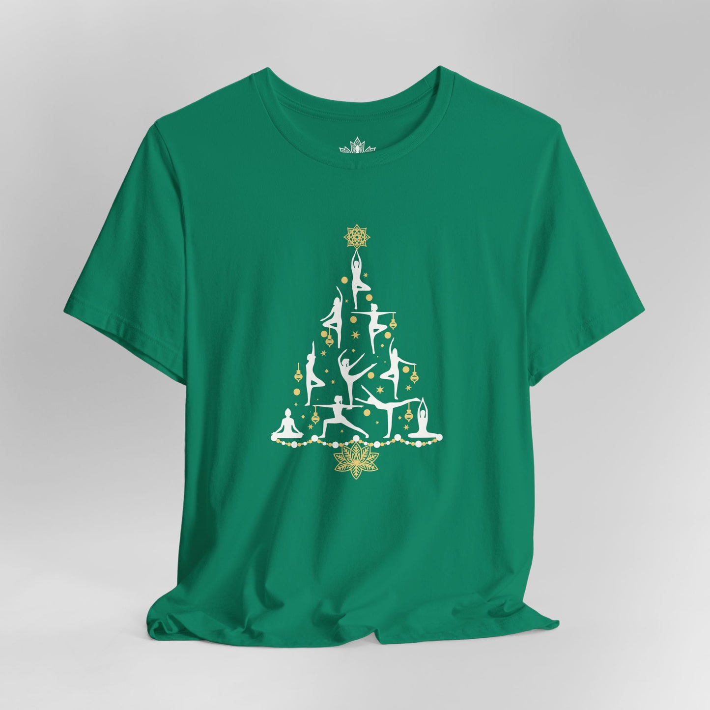T-shirt de Noël Yoga Poses Christmas Tree – Pleine conscience