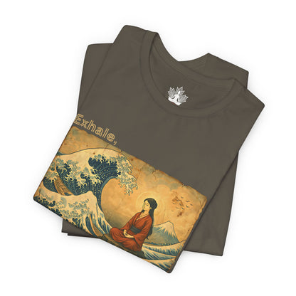 Vague japonaise pleine conscience