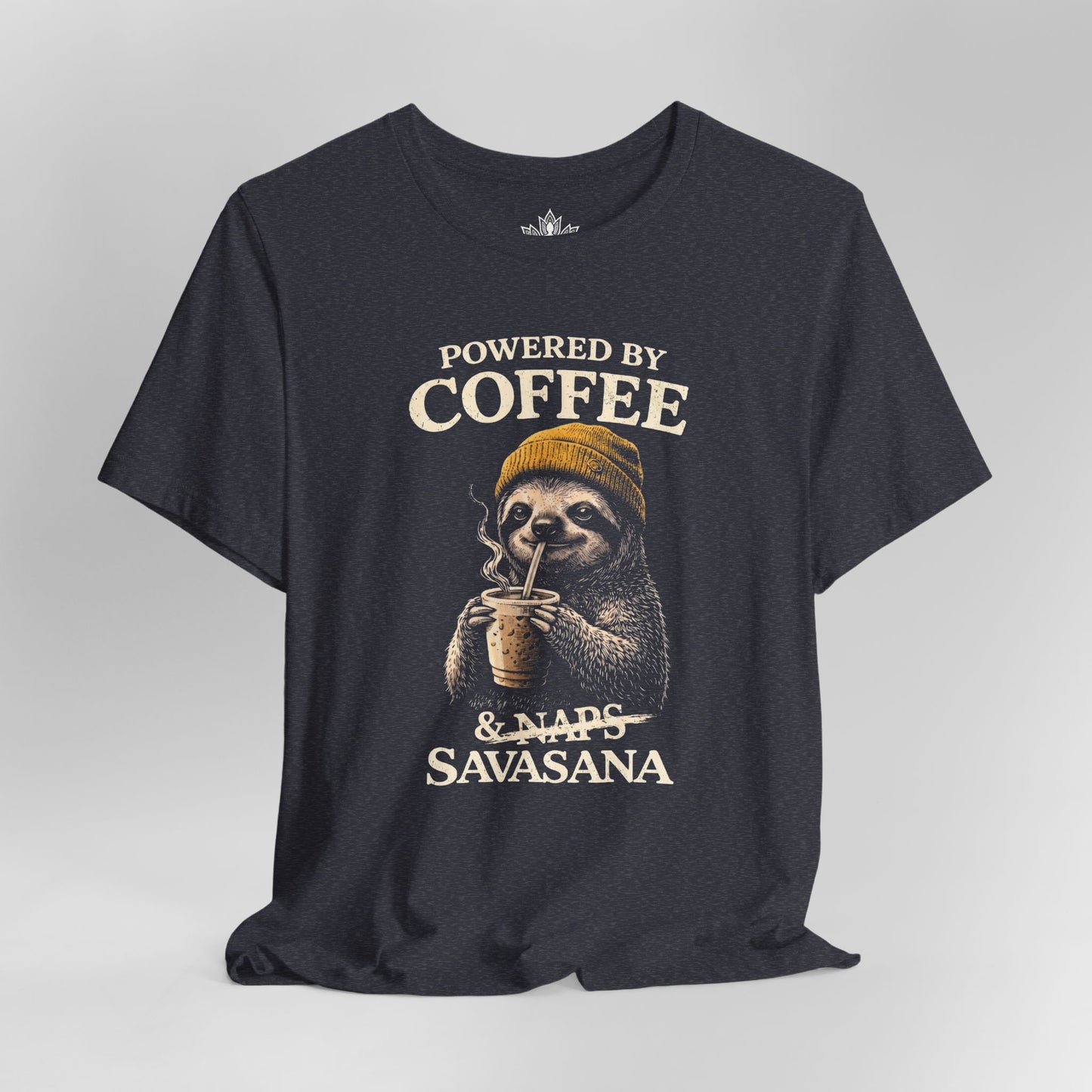 Powered By Coffee & Savasana Men Tee