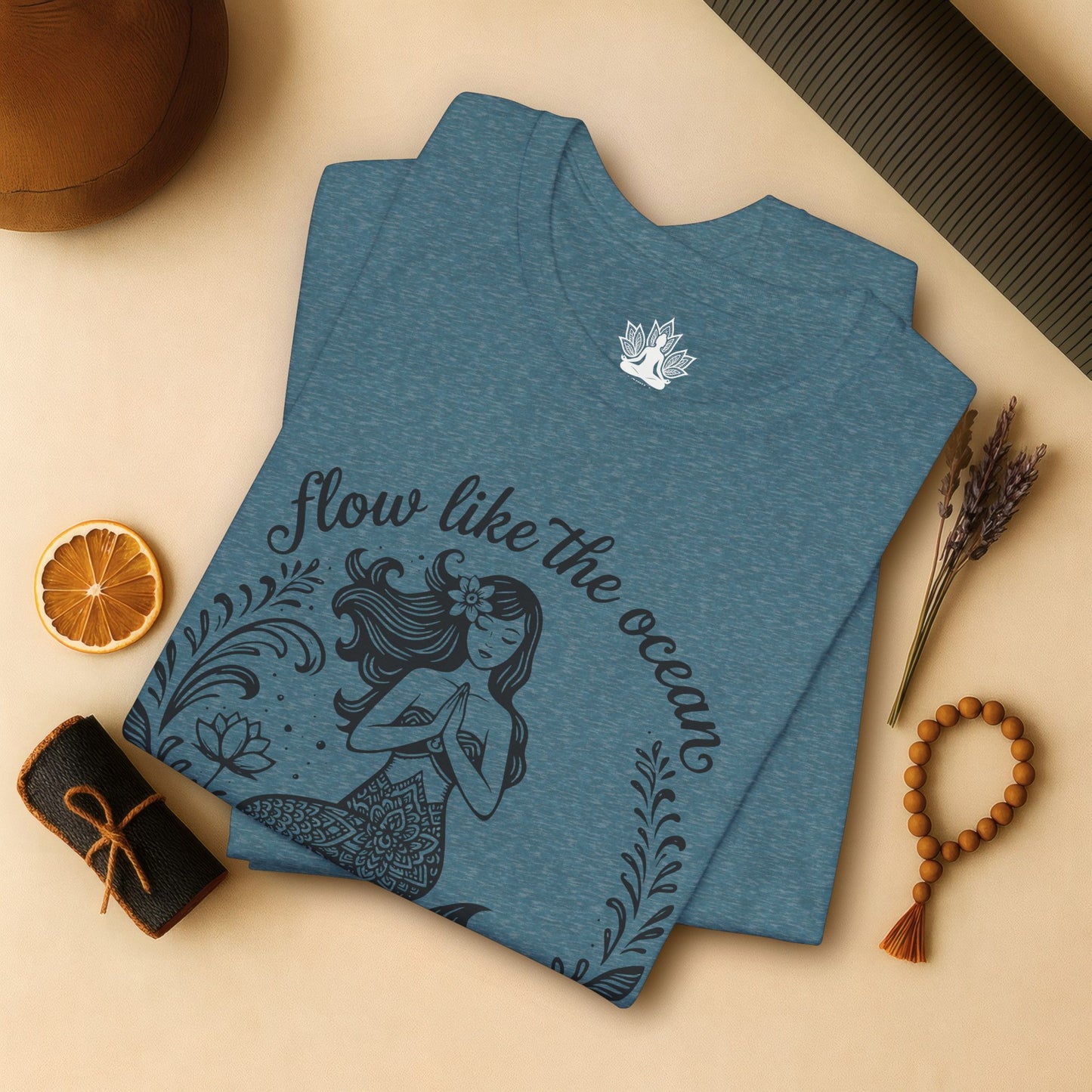 Mermaid Flow Like The Ocean Tee