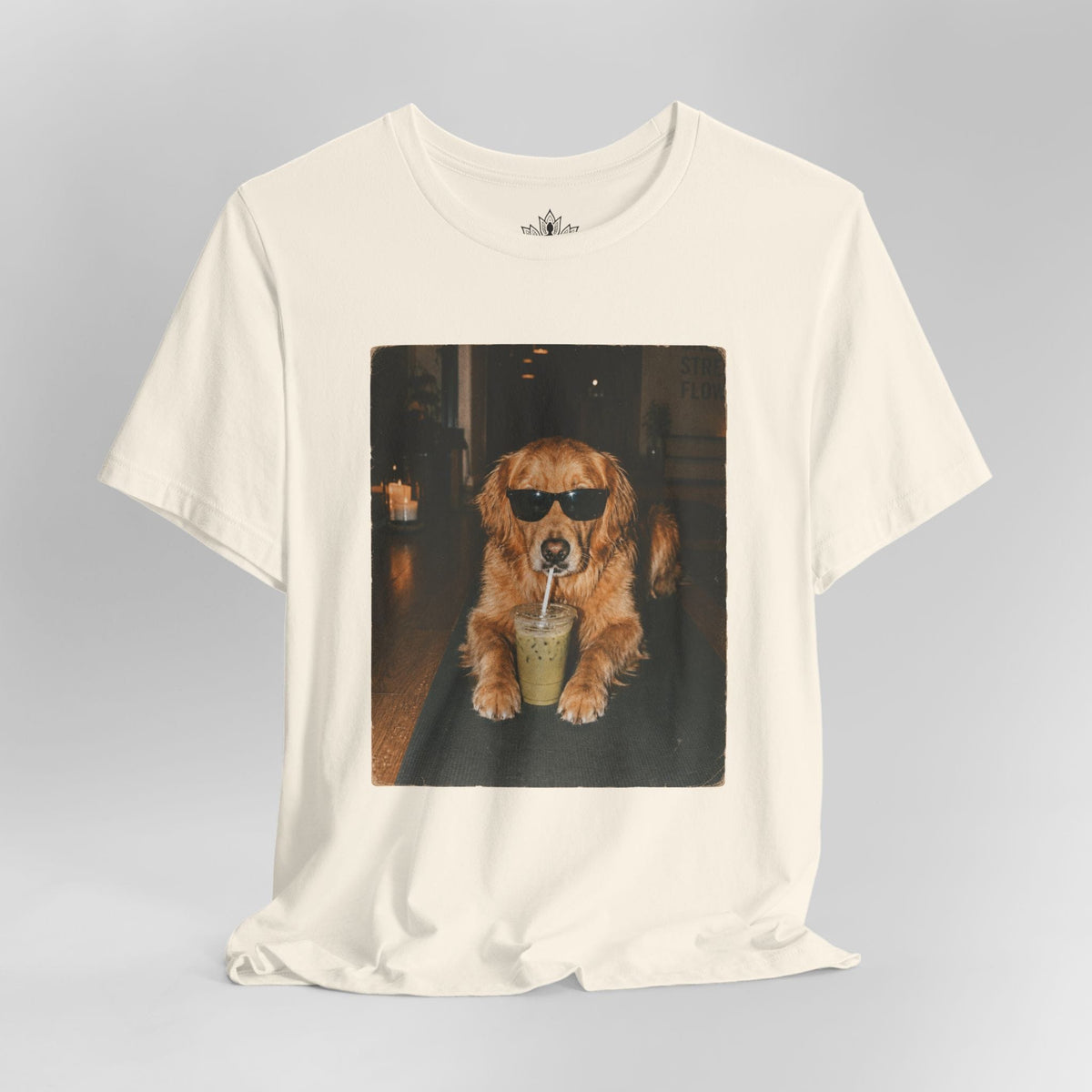 Printify T-Shirt Yogi Dog With Swag Men Tee Yogi Dog With Swag Men Tee