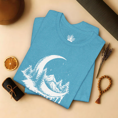 Soften Moon Mountain - Peaceful Meditation Tee