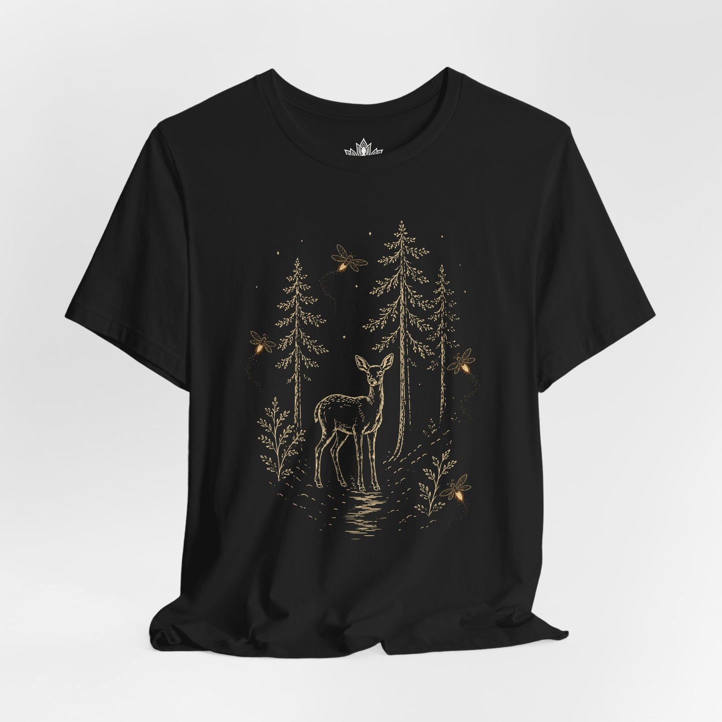 The Quiet Path Doe & Fireflies Tee