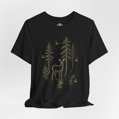 The Quiet Path Doe & Fireflies Tee