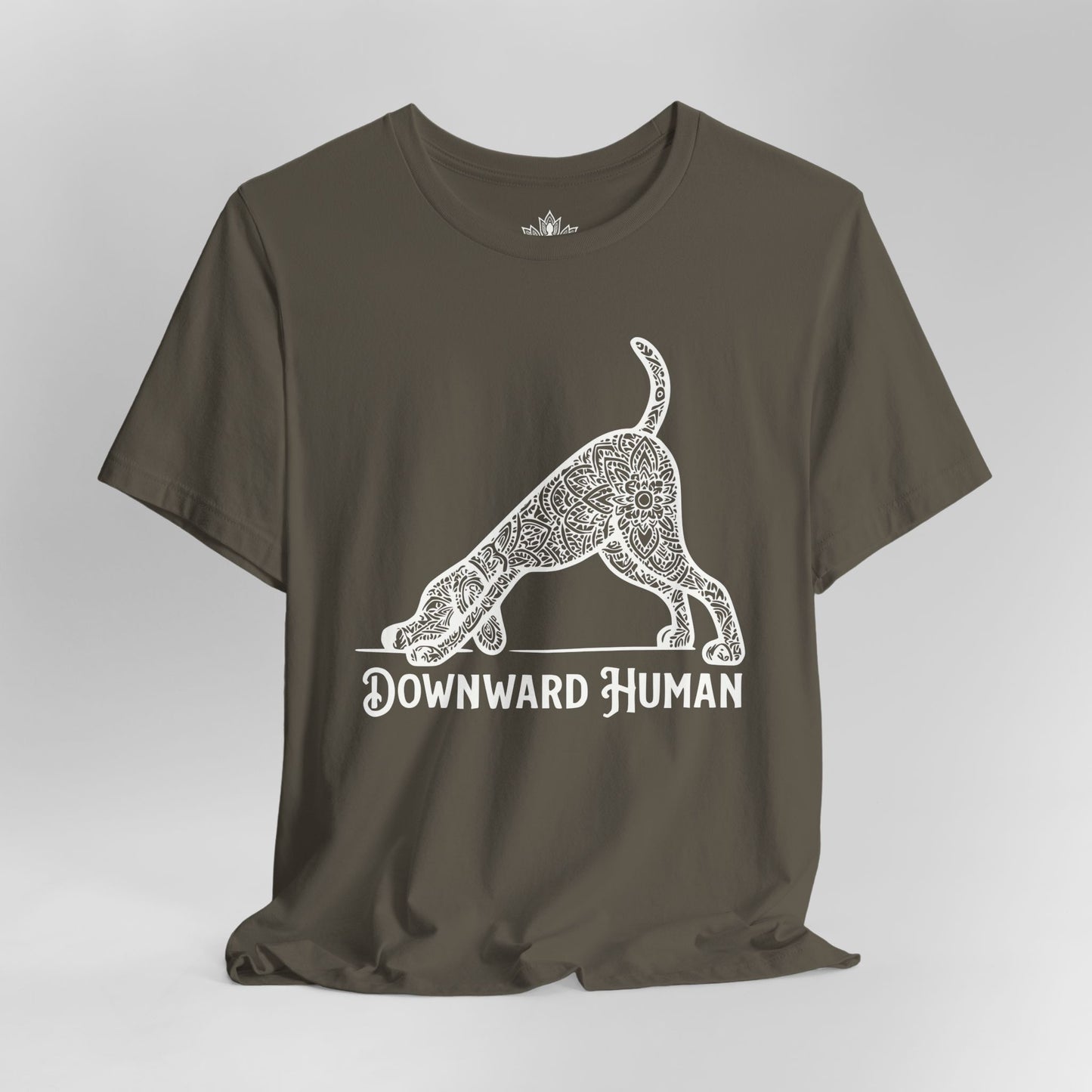 Downward Human Mandala Dog Tee