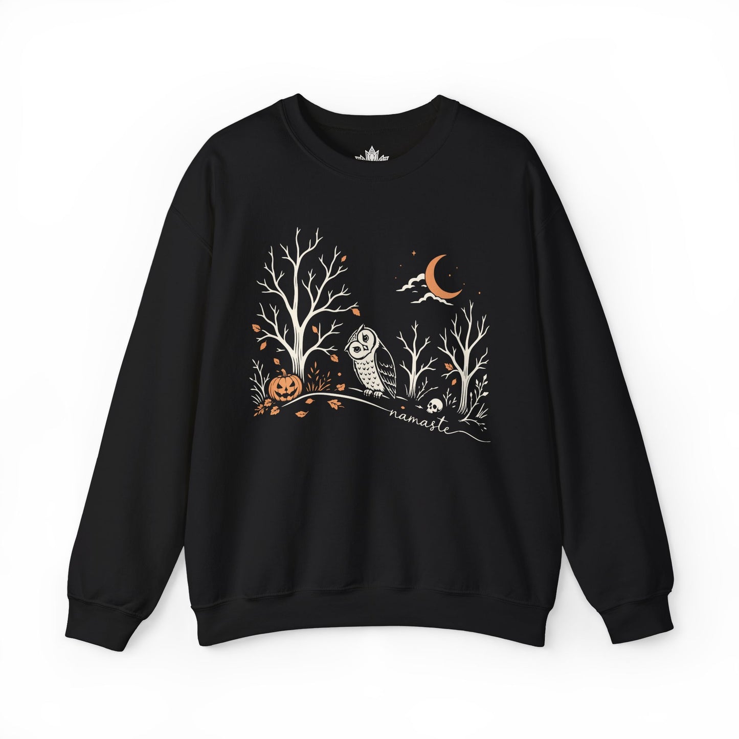 Namaste Forest Owl Halloween Edition Sweatshirt