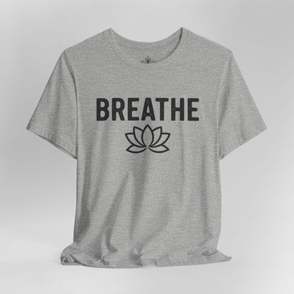 Breathe Lotus – Minimalist Yoga Class Men Tee