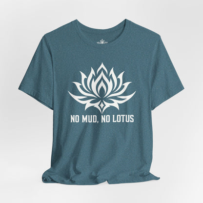 No Mud, No Lotus Tribal Art Men Tee