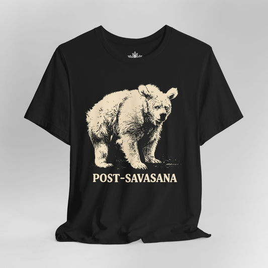 Post-Savasana Sleepy Bear Men Tee
