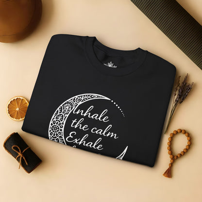 Inhale Calm Exhale Noise - Cozy Sweater