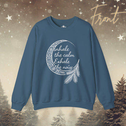 Inhale Calm Exhale Noise - Cozy Sweater