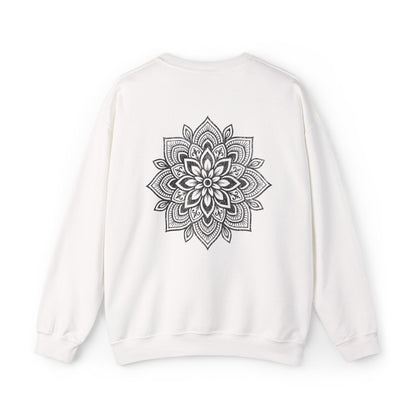 Sweat-shirt Cozy Breathe - Imprimé mandala au dos