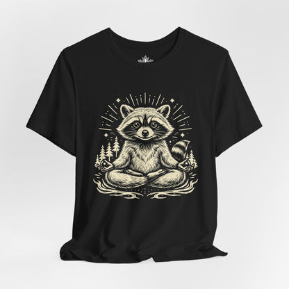 Meditating Raccoon Men Tee