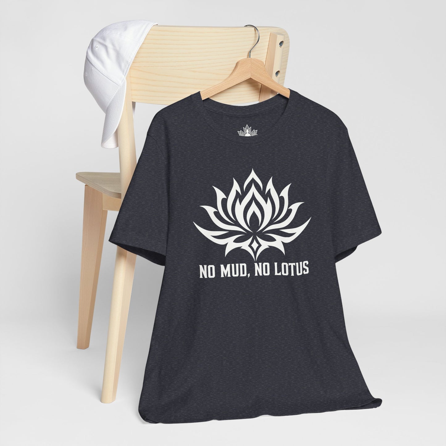 No Mud, No Lotus Tribal Art Men Tee