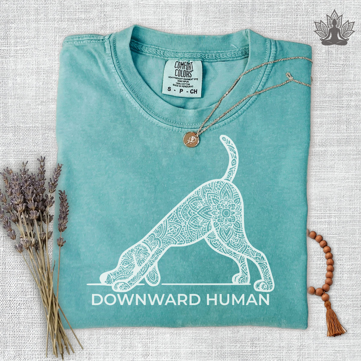 Downward Human Comfort Colors Tee