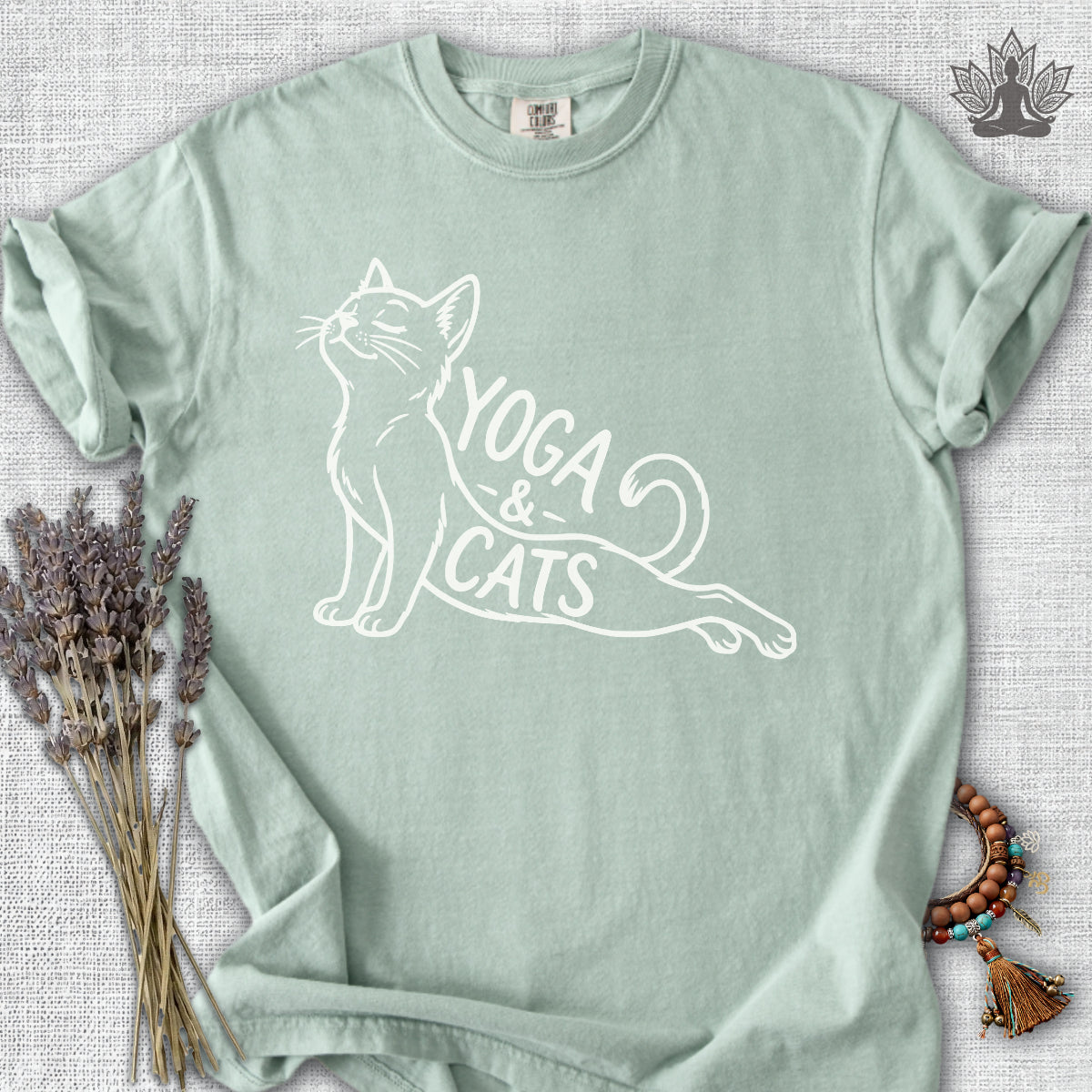Yoga & Cats Comfort Colors® Tee