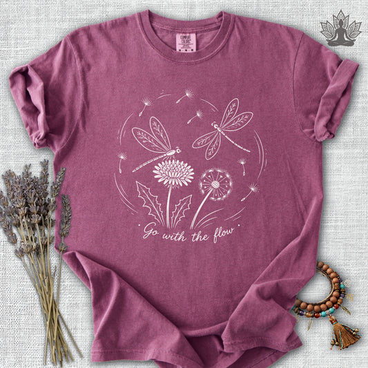 Dragonflies Go With The Flow Comfort Colors® Tee