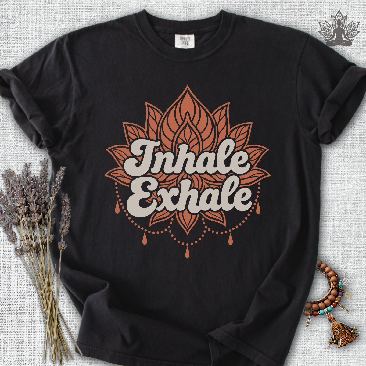 70s Inhale Exhale Comfort Colors® Tee