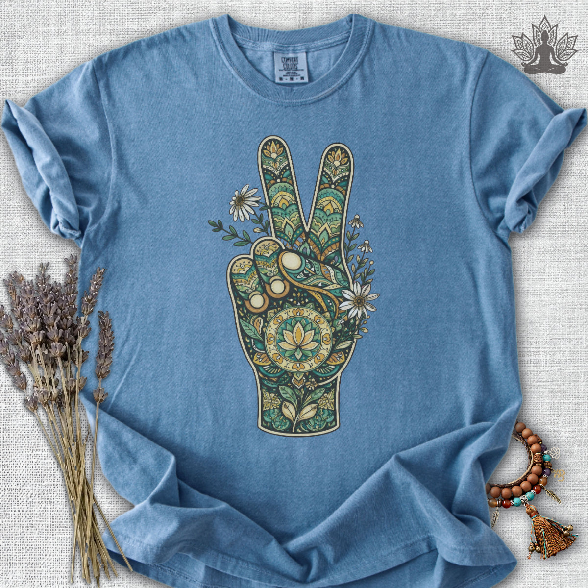 Boho Peace Hand Comfort Colors® Tee