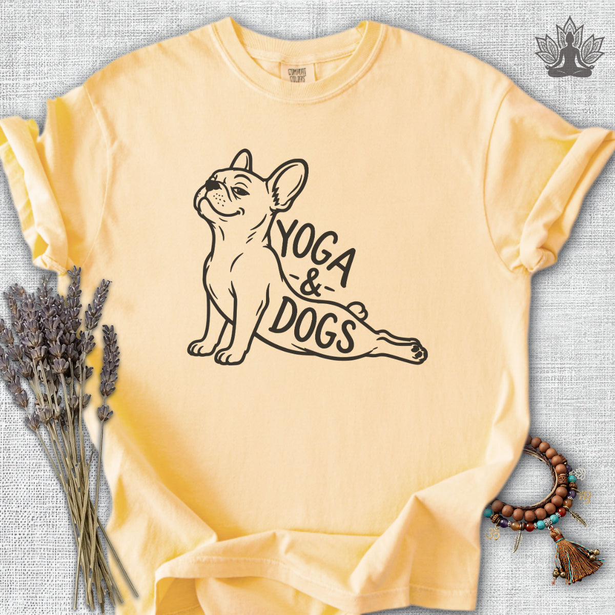 Yoga & Dogs Comfort Colors® Tee