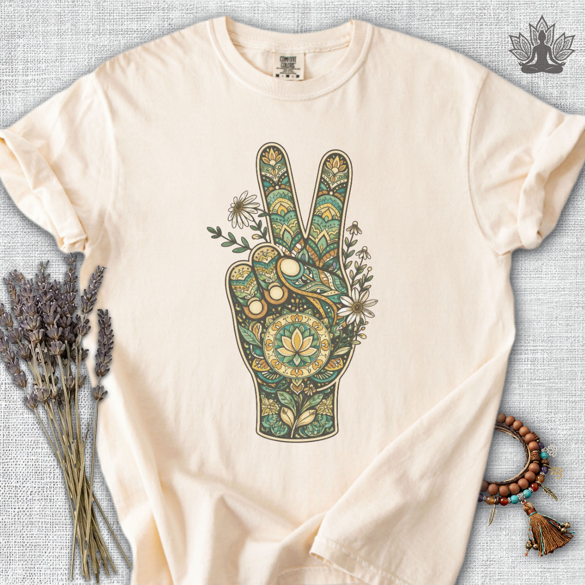 Boho Peace Hand Comfort Colors® Tee